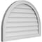 Ekena Millwork Round Top Surface Mount PVC Gable Vent w/ 2"W x 1-1/2"P Brickmould Frame, 32"W x 22"H GVPRT32X2202SN - alternate 5